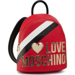 Plecak LOVE MOSCHINO - JC4286PP0AKP150A Rosso/Nero. Czerwone plecaki damskie Love Moschino, bez wzorów, ze skóry ekologicznej. W wyprzedaży za 639,00 zł.
