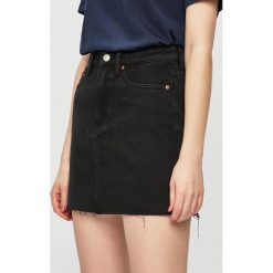 Tally Weijl - Spódnica. Czarne spódniczki damskie TALLY WEIJL, na co dzień, bez wzorów, z bawełny, casualowe, mini, proste. W wyprzedaży za 89,90 zł.