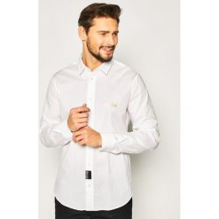 Koszula Versace Jeans Couture B1GVA6S0. Czarne koszule męskie Versace Jeans Couture, s, bez wzorów, z elastanu, casualowe, bez kołnierzyka, bez rękawów. W wyprzedaży za 449,00 zł.