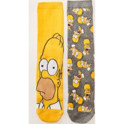 Skarpetki męskie: Skarpety the simpsons – Wielobarwn