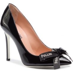 Szpilki POLLINI - SA1008AC17TB0000 Nero. Czarne półbuty damskie marki Pollini, z aplikacjami, ze skóry, eleganckie, bez obcasa, na obcasie, bez zapięcia. Za 1299,00 zł.