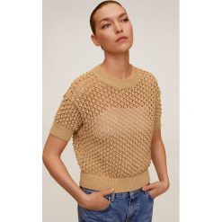 Mango - Sweter Avena. Pomarańczowe swetry damskie Mango, s, bez wzorów, z poliesteru, bez rękawów, bez kaptura. W wyprzedaży za 111,90 zł.