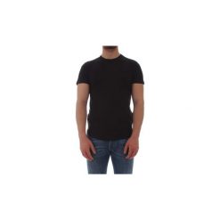 T-shirty z krótkim rękawem Sun68 T19109. Czarne t-shirty męskie SUN68, s, bez wzorów, bez kołnierzyka, krótkie. Za 189,97 zł.