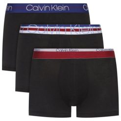 Komplet 3 par bokserek Calvin Klein Underwear Trunks 000NB1753A. Bokserki męskie Calvin Klein Underwear, bez wzorów. W wyprzedaży za 139,00 zł.