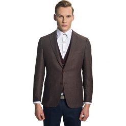 Marynarka liberta brąz slim fit. Marynarki męskie Recman, m, bez wzorów. Za 749,00 zł.