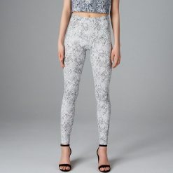 Legginsy z wężowym wzorem - Wielobarwny. Szare legginsy damskie Sinsay, s, bez wzorów. Za 59,99 zł.