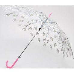 Parasol - Różowy. Różowe parasole Sinsay, bez wzorów. W wyprzedaży za 15,99 zł.