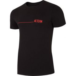 T-shirty męskie: T-shirt męski TSM220 – głęboka czerń