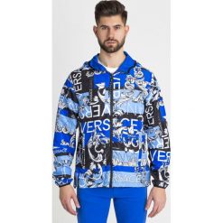 KURTKA VERSACE JEANS DWUSTRONNA. Niebieskie płaszcze męskie Versace Jeans, m, bez wzorów, z jeansu, bez kaptura. Za 805,00 zł.