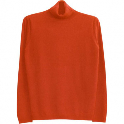 Sweter kaszmirowy w kolorze jasnobrązowym. Brązowe golfy męskie marki Ateliers de la Maille, m, z kaszmiru. W wyprzedaży za 545,95 zł.