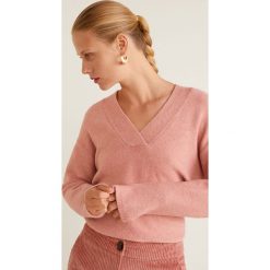 Mango - Sweter Betsy. Różowe swetry klasyczne damskie Mango, l, z dzianiny. Za 139,90 zł.