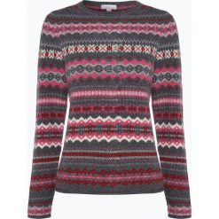 Brookshire - Sweter damski, szary. Szare bez kategorii marki brookshire, xxl, w kolorowe wzory, z wełny, klasyczne, z klasycznym kołnierzykiem. Za 129,95 zł.