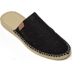 Havaianas - Klapki. Czarne klapki damskie Havaianas, bez wzorów, z materiału, bez obcasa, na obcasie. Za 129,90 zł.