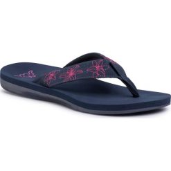Japonki KAPPA - Lagoon 242484 Navy/Pink 6722. Niebieskie klapki damskie Kappa, bez wzorów, z tworzywa sztucznego, bez obcasa. Za 69,00 zł.