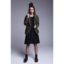 Naoko - Kurtka Malmo Hunter. Niebieskie kurtki damskie pikowane NAOKO, l, z bawełny. Za 369,90 zł.