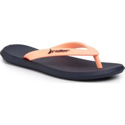 Japonki RIDER - R1 Fem 82809 Blue/Pink 20502. Różowe klapki damskie Rider, bez wzorów, z tworzywa sztucznego, bez obcasa. Za 69,00 zł.