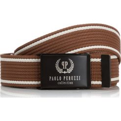 Paski męskie: PARCIANY PASEK MĘSKI PAOLO PERUZZI