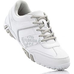 Buty sportowe męskie: Buty sznurowane bonprix biało-szary