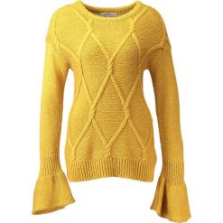 Swetry klasyczne damskie: Derhy AMETHYSTE Sweter jaune