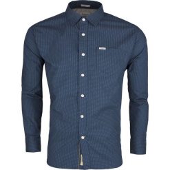 Koszula Pepe Jeans Lengo. Niebieskie koszule męskie Pepe Jeans, m, z aplikacjami, z jeansu, bez kołnierzyka, z długim rękawem. Za 139,00 zł.