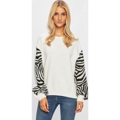 Tally Weijl - Bluza. Białe bluzy damskie TALLY WEIJL, s, z nadrukiem, z bawełny, bez rękawów, bez kaptura. W wyprzedaży za 59,90 zł.