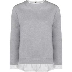 Twin-Set Bluza. Bluzy damskie Twin Set, bez wzorów, z tkaniny, z długim rękawem, długie, bez kaptura. Za 199,00 zł.