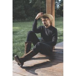Spodnie męskie Cozy Whisper czarne. Czarne spodnie męskie Veva, na co dzień, na zimę, s, bez wzorów. Za 169,00 zł.