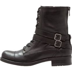 Botki damskie: DNA Footwear BV JESS Botki kowbojki i motocyklowe black