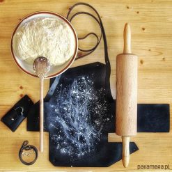 Kopertówki damskie: Skórzana Kopertówka Handmade Pera minor ater