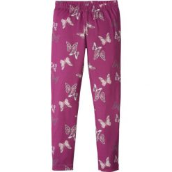 Legginsy dziewczęce: Legginsy z nadrukiem bonprix fioletowy z nadrukiem