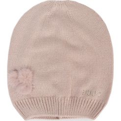 Czapka LIU JO - Beanie Maglia Ponpon 269011 M0300 Red Sand 61509. Różowe czapki damskie Liu Jo, na zimę, bez wzorów, z wiskozy. W wyprzedaży za 119,00 zł.