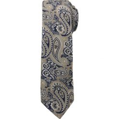 Modny i Elegancki Krawat Alties - Wzór Paisley KRALTS0153. Szare krawaty męskie Alties, paisley, z tkaniny, eleganckie. Za 39,00 zł.