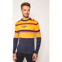Sweter Guess M0BR54 Z2PL0. Swetry męskie Guess, xl, z aplikacjami, klasyczne, z klasycznym kołnierzykiem, bez kaptura. Za 369,00 zł.