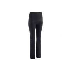 Legginsy Regular Gym & Pilates 900 damskie. Czarne legginsy sportowe damskie DOMYOS, s, z elastanu. W wyprzedaży za 69,99 zł.