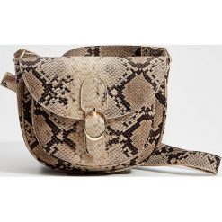 Torebka typu saddle bag - Beżowy. Brązowe torebki klasyczne damskie Mohito, bez wzorów, bez dodatków. Za 89,99 zł.