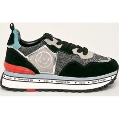 Liu Jo - Buty. Czarne buty sportowe damskie Liu Jo, bez wzorów, ze skóry, sportowe. Za 699,90 zł.