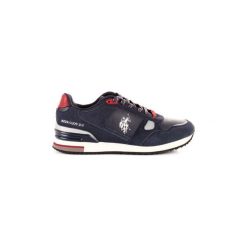 Buty U.S Polo Assn. U.S. POLO ASSN. FERRY4083W8/SY1. Niebieskie trampki męskie marki U.S. Polo Assn., bez wzorów, bez zapięcia. Za 225,51 zł.