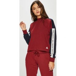 Adidas Performance - Bluza. Brązowe bluzy damskie adidas Performance, m, z bawełny, bez kaptura. Za 199,90 zł.