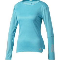 Topy sportowe damskie: Adidas Koszulka Resonse Long Sleeve Tee W niebieska r. L