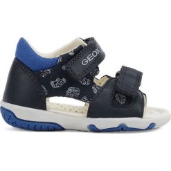 Geox - Sandały dziecięce. Niebieskie sandały chłopięce Geox, z gumy, bez zapięcia. W wyprzedaży za 159,90 zł.
