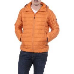 Kurtka puchowa w kolorze pomarańczowym. Pomarańczowe kurtki męskie xl, z puchu, klasyczne. W wyprzedaży za 399,95 zł.