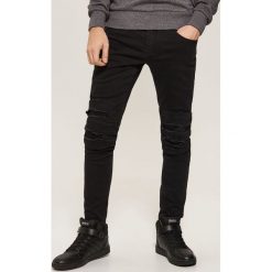 Jeansy skinny - Czarny. Czarne jeansy damskie House, z jeansu. Za 129,99 zł.