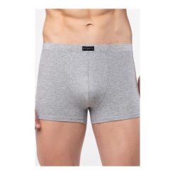 Bokserki Pima Cotton MH-1062 Szary Melanż. Szare bokserki męskie Atlantic, bez wzorów, z bawełny. Za 39,90 zł.