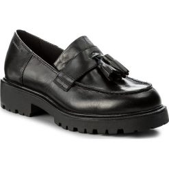 Półbuty VAGABOND - Kenova 4441-101-20 Black. Czarne creepersy damskie Vagabond, z materiału, eleganckie, na obcasie. Za 449,00 zł.