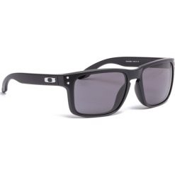 Okulary przeciwsłoneczne OAKLEY - Holbrook OO9102-E855 Matte Black/Prizm Grey. Czarne okulary przeciwsłoneczne męskie marki Oakley, z tworzywa sztucznego. W wyprzedaży za 449,00 zł.
