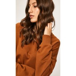 Answear - Bluza. Żółte bluzy damskie ANSWEAR, s, bez wzorów, z bawełny, bez rękawów, bez kaptura. W wyprzedaży za 59,90 zł.
