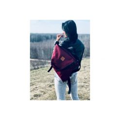 Plecak/torba Mili Urban Jungle L - bordo. Czerwone torebki damskie sportowe marki Militu, w paski, klasyczne, bez dodatków. Za 229,00 zł.