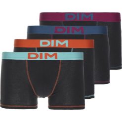 DIM MIX & COLORS 4 PACK Panty noir/bleu lagune/orange feu/bleu pétrole/lie de vin. Czarne bokserki męskie marki DIM, z elastanu. Za 139,00 zł.