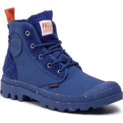 Trapery PALLADIUM - Pampa Pilou 76486-428-M Sodalite Blue. Niebieskie trapery damskie Palladium, z materiału, klasyczne. W wyprzedaży za 279,00 zł.