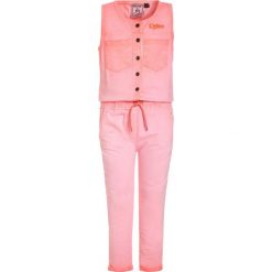 Jeansy dziewczęce: Retour Jeans Kombinezon neon pink